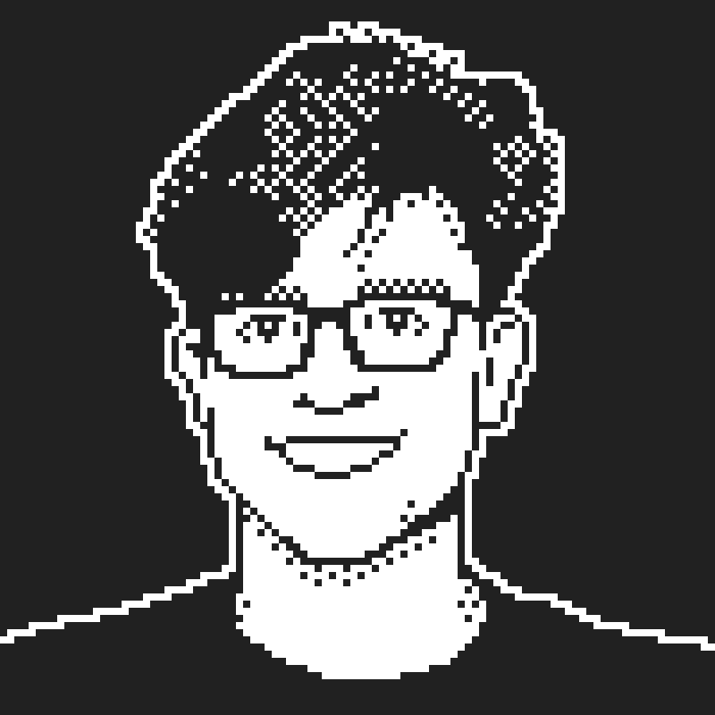 Dithered portrait of Julian Moncada