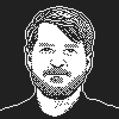 Dithered portrait of Nathan Baschez