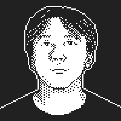 Dithered portrait of Thomas Chen