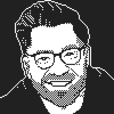 Dithered portrait of Tommy Geoco